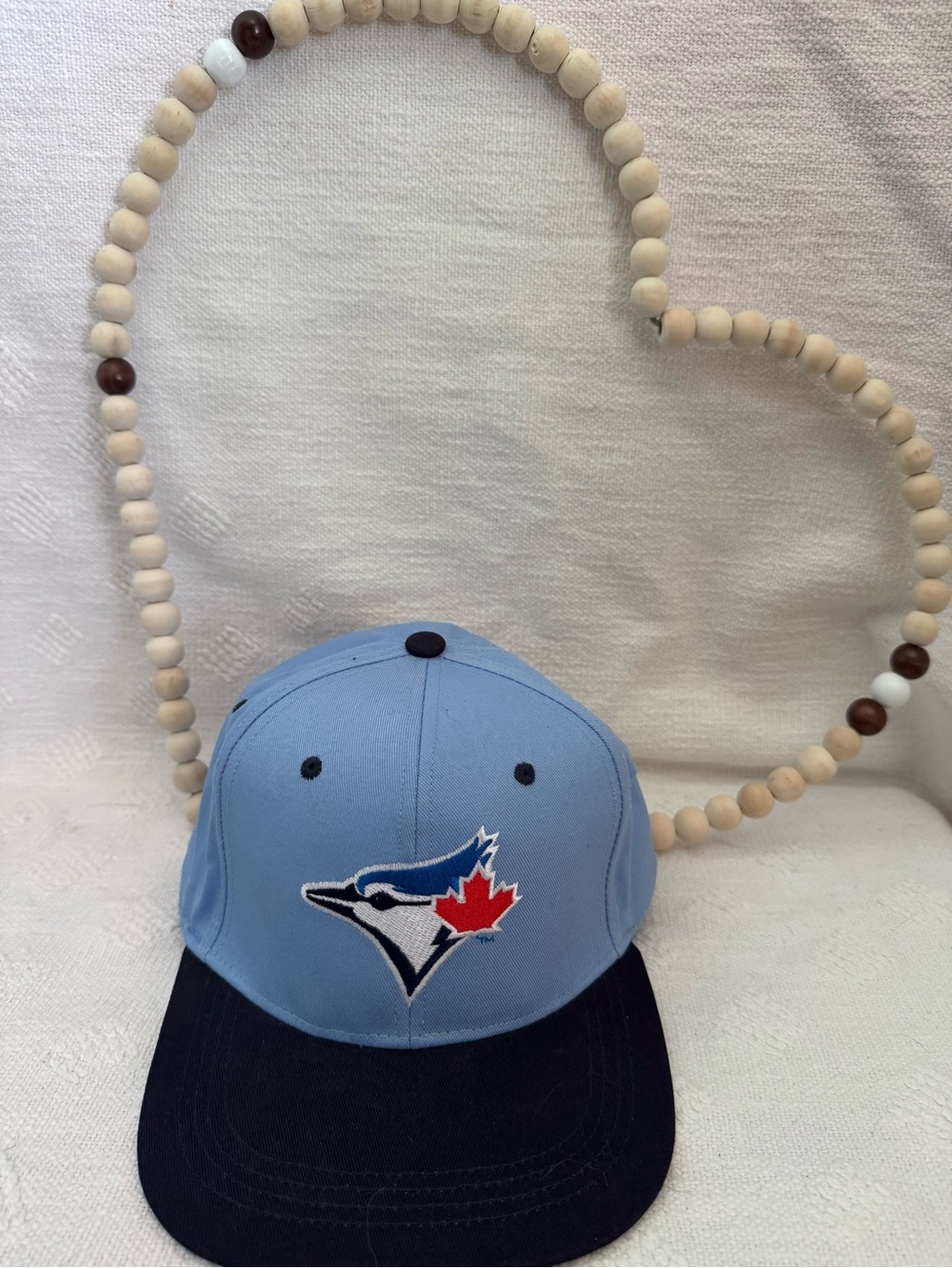 Toronto Blue Jays BWM Global SnapBack Hat Powder Blue / Royal Flat Bill
